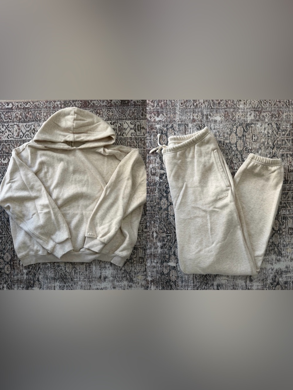 Skims Cotton Fleece Classic Hoodie & Jogger Set